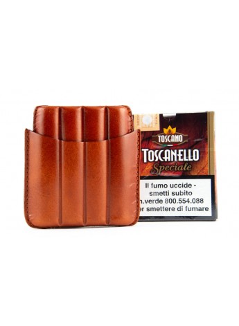 Toscano Leather Case 4 Brown