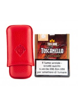 Carujano - Leather  Case for 2 toscani