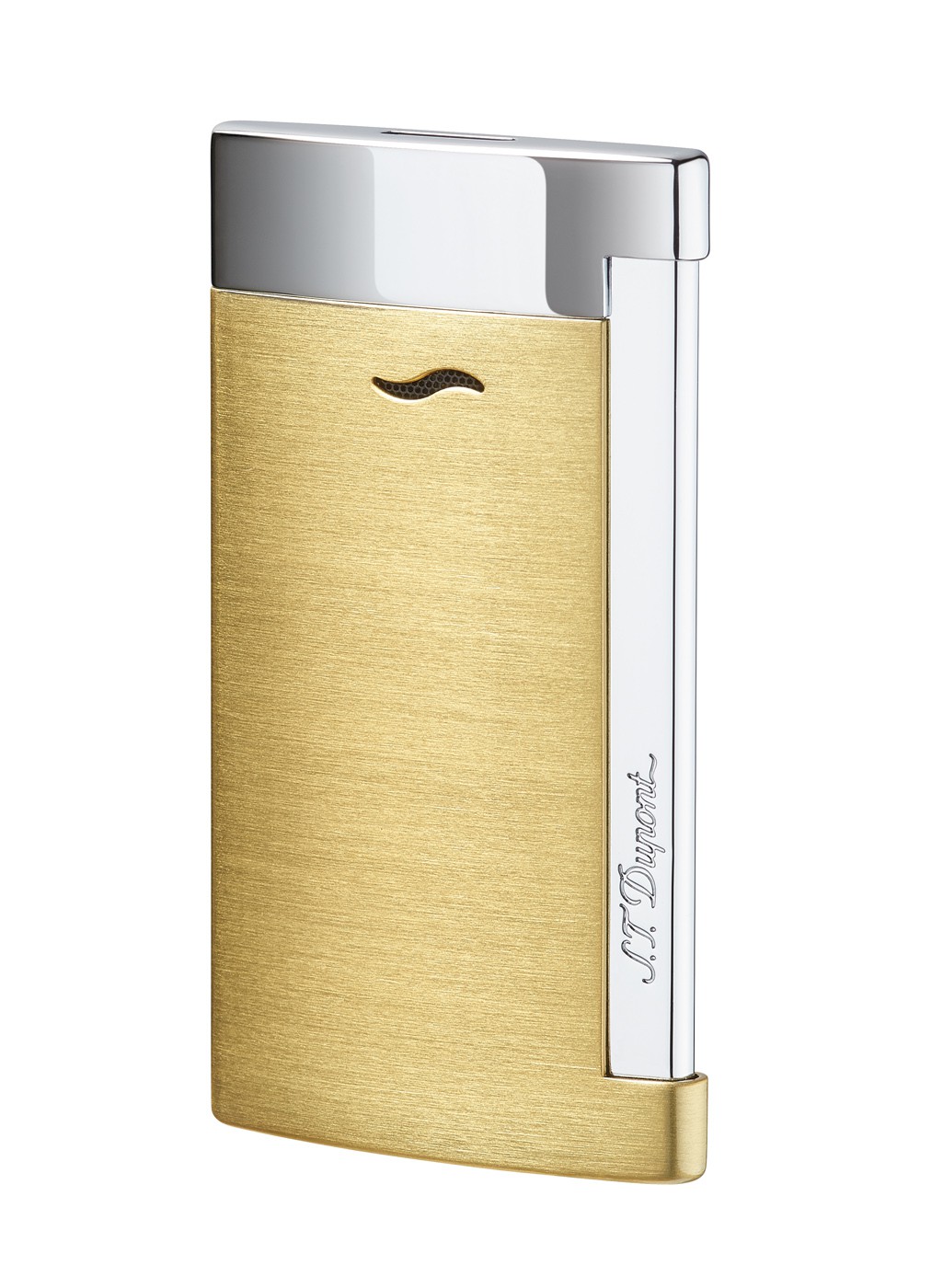 St Dupont Lighter Slim 7 Brushed Gold - Tabaccheria Corti Lecco - Online  Shop