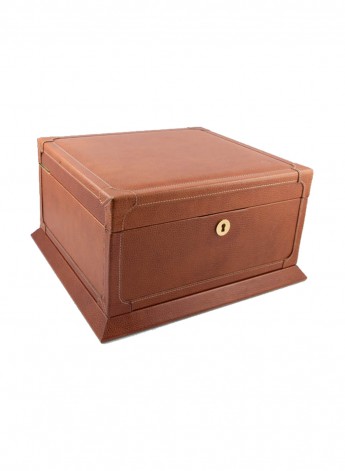 LUXURY Leather Cartujano Humidor Cigars