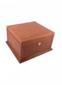 LUXURY Leather Cartujano Humidor Cigars