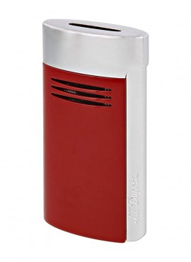 St Dupont Lighter MEGAJET Red & Chromo