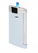 St Dupont Lighter Slim 7 Baby Blue / Chrome