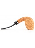 Pipe Mike Bay Danish Egg With Camel Bone Rusticated