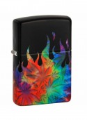 Lighter Zippo Leaf Design
