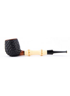 Pipe Mike Bay Apple w// Bamboo Rusticated