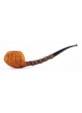 Pipe Il Duca B Sanblasted  Apple W Bamboo