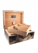 Gentili Humidor Cigars Luxury patchwood
