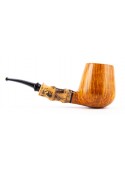 Pipa Doctor's - Double Flash Bent Brandy Bamboo