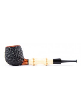 Pipe Mike Bay  Apple Rusticated W Bamboo