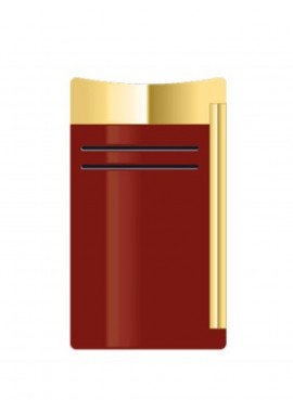 St Dupont Lighter burgundy Golden