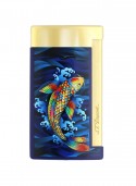 St Dupont Lighter Slim 7 Koi Fish