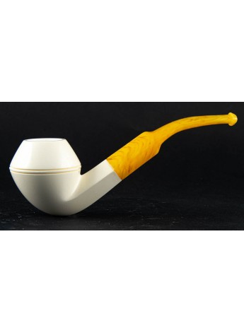 Pipa Meerschaum Bent Bulldog