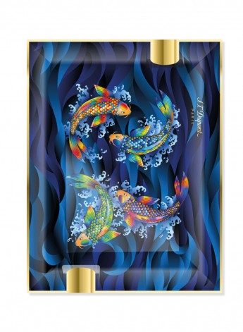 St Dupont Posacenere Carpa Koi Fish