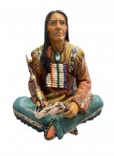 Statuetta Indiano T Seduto