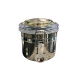 Lubinski - Vaso Tabacco 100gr in Acciaio