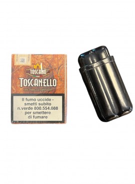 Porta Toscani 2 Nero Cuoio Martelato Nero