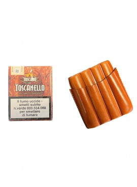 Toscano Leather Case 4 Brown