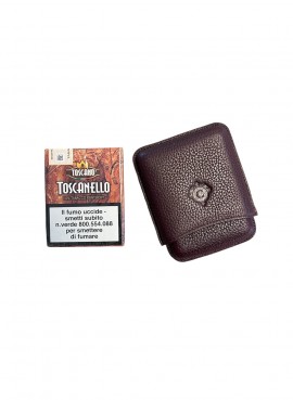 Cartujano - Luxury Leather  Case for 4 toscani