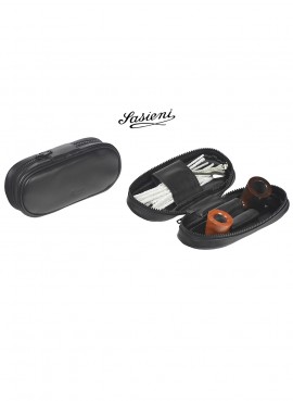 Sasieni 2 Pipes & Accessories Leather Case