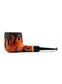 Pipa Castello - 'Sea Rock Briar' KKKK  Shape 44 FLAME
