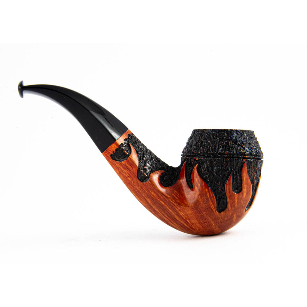 Pipe Castello - 'Sea Rock Briar' G Shape 66 FLAME