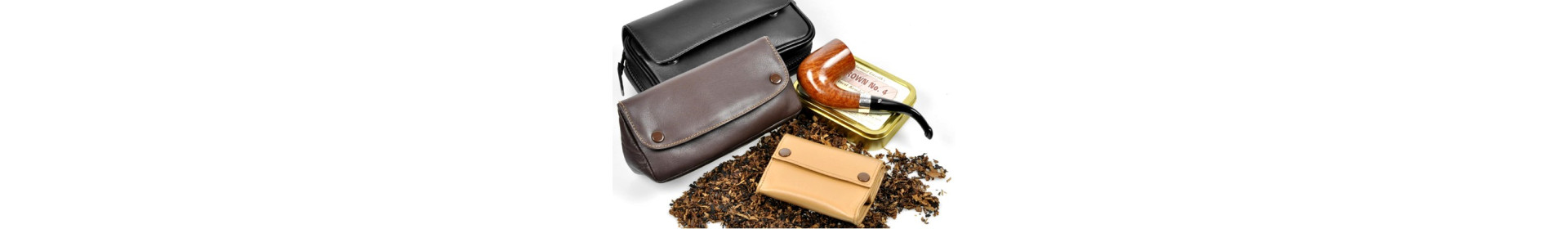 Tobacco Pouches and Pipe Case